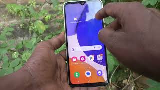 How to check 3 fingers screenshot available or not in Samsung Galaxy A14