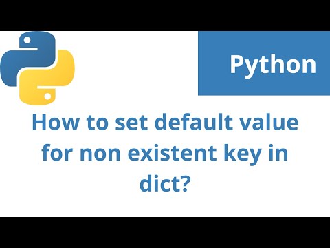 Set a default value for non existent key in python dict
