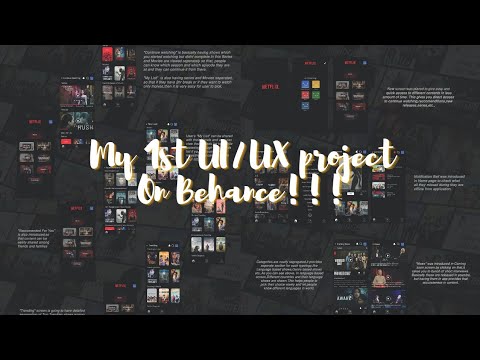 My 1st UI/UX project on Behance! #Behance#uiuxdesigner#UiUxproject#graphicdesign#Redesign of Netflix