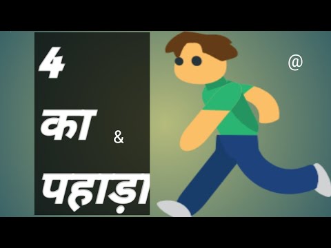 tables or पहाड़ा