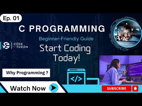 C Programming for Beginners | Introduction to C Language  | Code Fusion