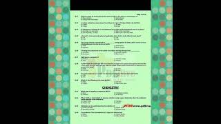 UHS entry test Mcqs