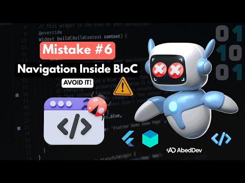 BLoC State Management Mistake #6 — Navigation Inside the Bloc (Why It's a Bad Idea)