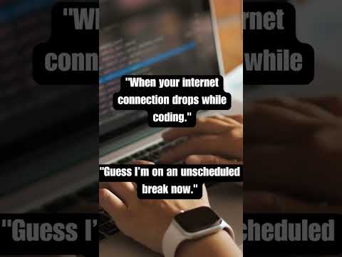 Internet connection drop #programmingmemes