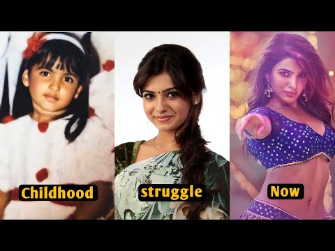 Oo antava Samantha life transformation from childhood #shorts #pushpa