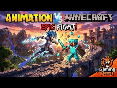 Animation vs. Minecraft Fight