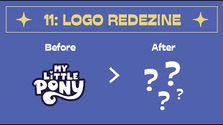11: Logo Redesign - MY LITTLE PONY