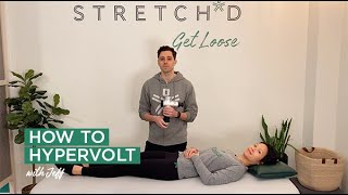 How to use Hyperice HyperVolt: A full body massage in 6-minutes