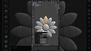 The easiest way to align your flower! 🙈#blender3d