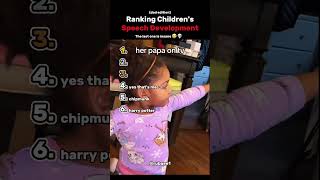 Ranking The Top 6 Children’s Speech Development Moments (Dad Edition)