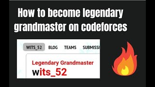 Become Legendary Grandmaster on CodeForces easily