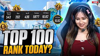 AKM+ 6X WALI KAUR OP HO KYA?😱CONQUEROR TOP 100 LIVE😍💥BGMI LIVE |#bgmilive #girlgamer #pubgmobile