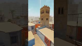 PERFECT SMOKE TO CONFUSE CTS ON MIRAGE #shorts #cs2