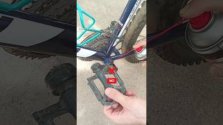 Bike maintenance lifehack. Correct way to lubricate your bicycle🚴 #shorts #diy #bike #tips