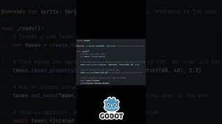 Godot 10 Tweens  - Smooth Code-Driven Animation #coding #godot