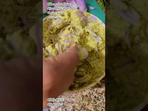 Crispy & flavourful: mingora | mungdal fritters at home! #fritters #moongdalrecipe #snackrecipe