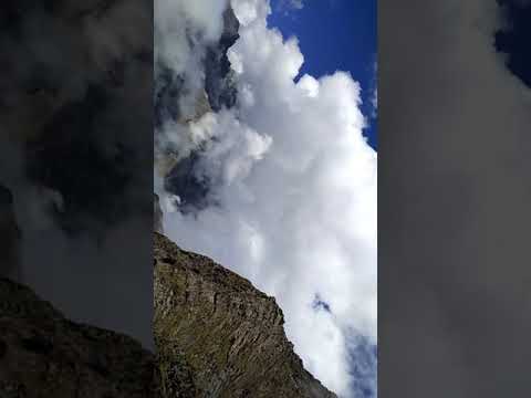 On the way to Hemkund Sahib in the clouds