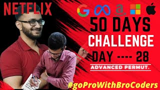 Largest Permutation | DE Shaw | InterviewBit | Day 28 | #goProWithBroCoders