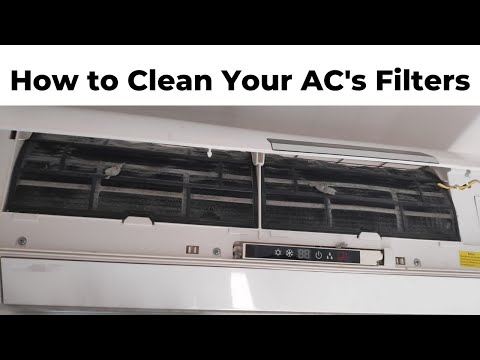 How to clean your AC's Filters