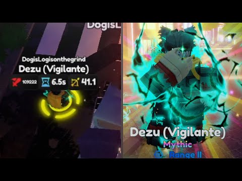 EVOLVED DEKU (VIGILANTE) LVL. 90 SHOWCASE IN ANIME ADVENTURES!