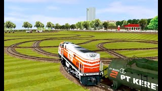 Kereta Api Vs Rel Semerawut #keretaapi #keretaapiindonesia #train