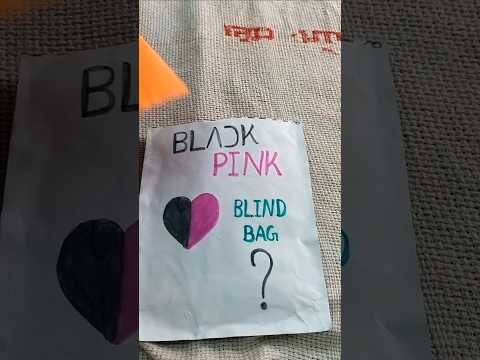blackpink blind bag 🛍️🛍️🛍️🛍️#homemadegift #blackpink #blindbag