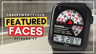 "Casio Chronograph" - Ep 17: Featured Faces ⌚️ (Series 1-6!) - Clockology Custom Apple Watch Faces