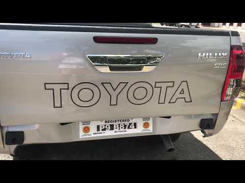 Hilux E 2021 - Tailgate Decal