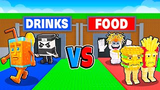 FOOD vs DRINK In Steal A Brainrot!!