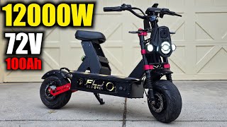 This is INSANE the World's BIGGEST BATTERY E-scooter K13 Ultra UNBOXING!