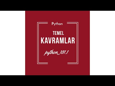Pytyon_101.1 Temel Kavramlar