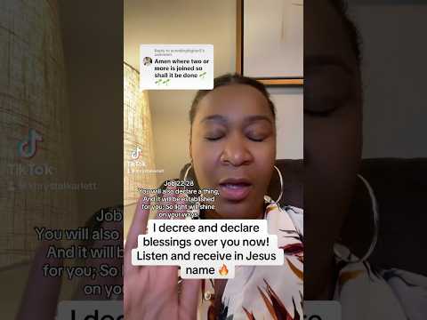 I decree and declare blessings over your life 🕊️