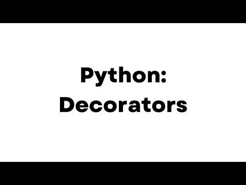 Python: Decorator Interview Questions