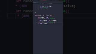 Cool things with html canvas (Part 1) #Shorts