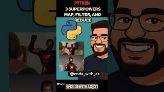 Python Map Filter Reduce | Python Programming | @codewithas_31  #shorts #viral #youtubeshorts