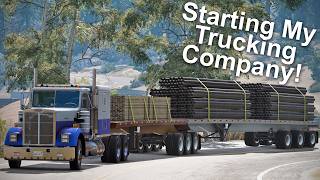 Starting My Trucking Company in BeamNG RLS Career!