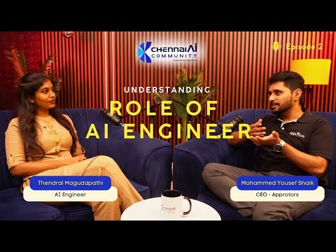 Understanding Role of AI Engineer @ Startup with Thendral Magudapathi Hosted by Chennai AI Community