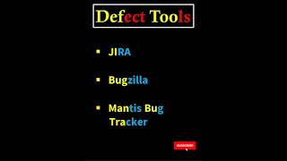 Defect Tracking Tools #Shorts #Tools