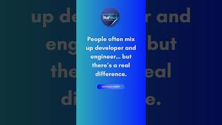 Developer vs Engineer: The Real Difference 💻⚡ #Coding #TechCareers