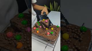 Easy chocolate biscuit cake 🤤 | #shorts #chocolate #cake