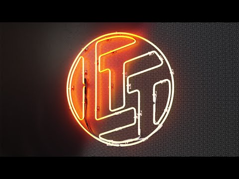 Linus Tech Tips 3D neon sign timelapse
