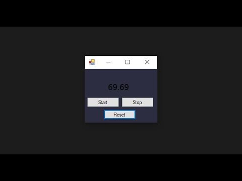 Simple C# Timer App