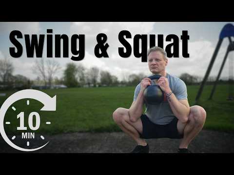 10 Min Swing & Squat Ladder Workout