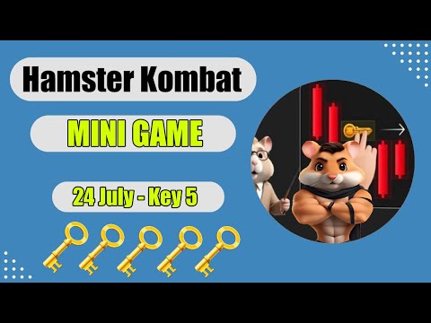 Mini Game Key-5 || Hamster Kombat || Easy Method || Complete Task || 24 July