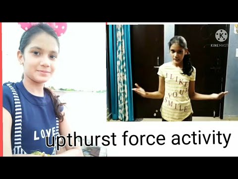 upthurst or buoyant force/at home/science activity with little girl /by Sanvi Sharma