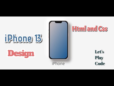I Remade the iPhone 13 in HTML and CSS