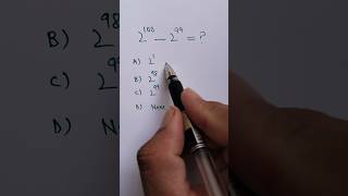 Exponent Math #maths #exponent #shorts