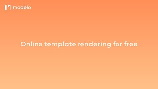 How to do 'Template Rendering' with Modelo?