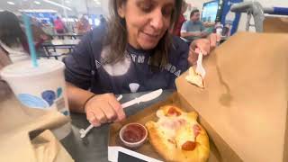 Cheap food #cheapfood #samsclub #samsfood #pizzapretzel #pizza za