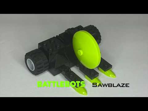 Battlebots Sawblaze Lego MOC Tutorial